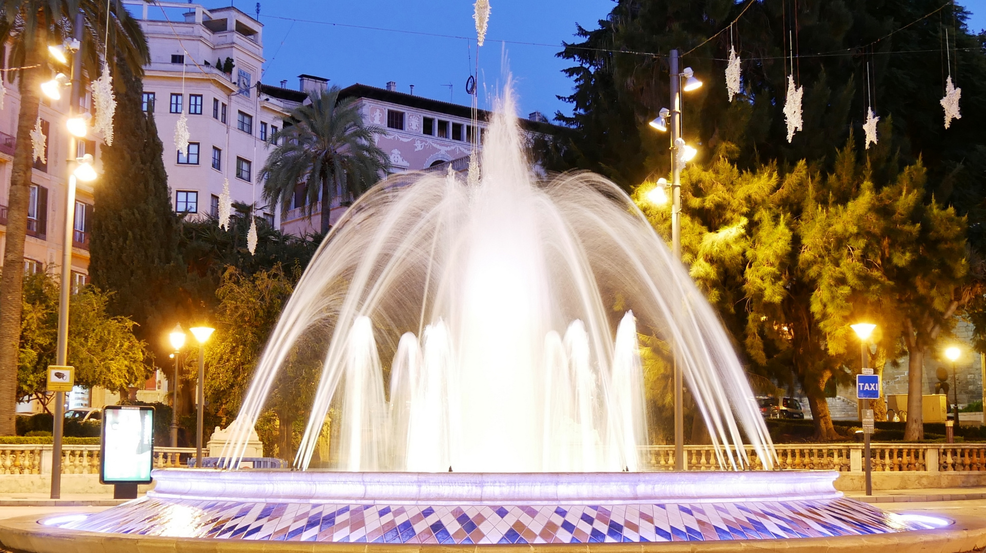 Palma - Brunnen an der Plaza de la Reina 