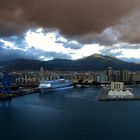 Palma de Mallorca -Einfahrt in den Hafen -Motiv vom Weltenbummler