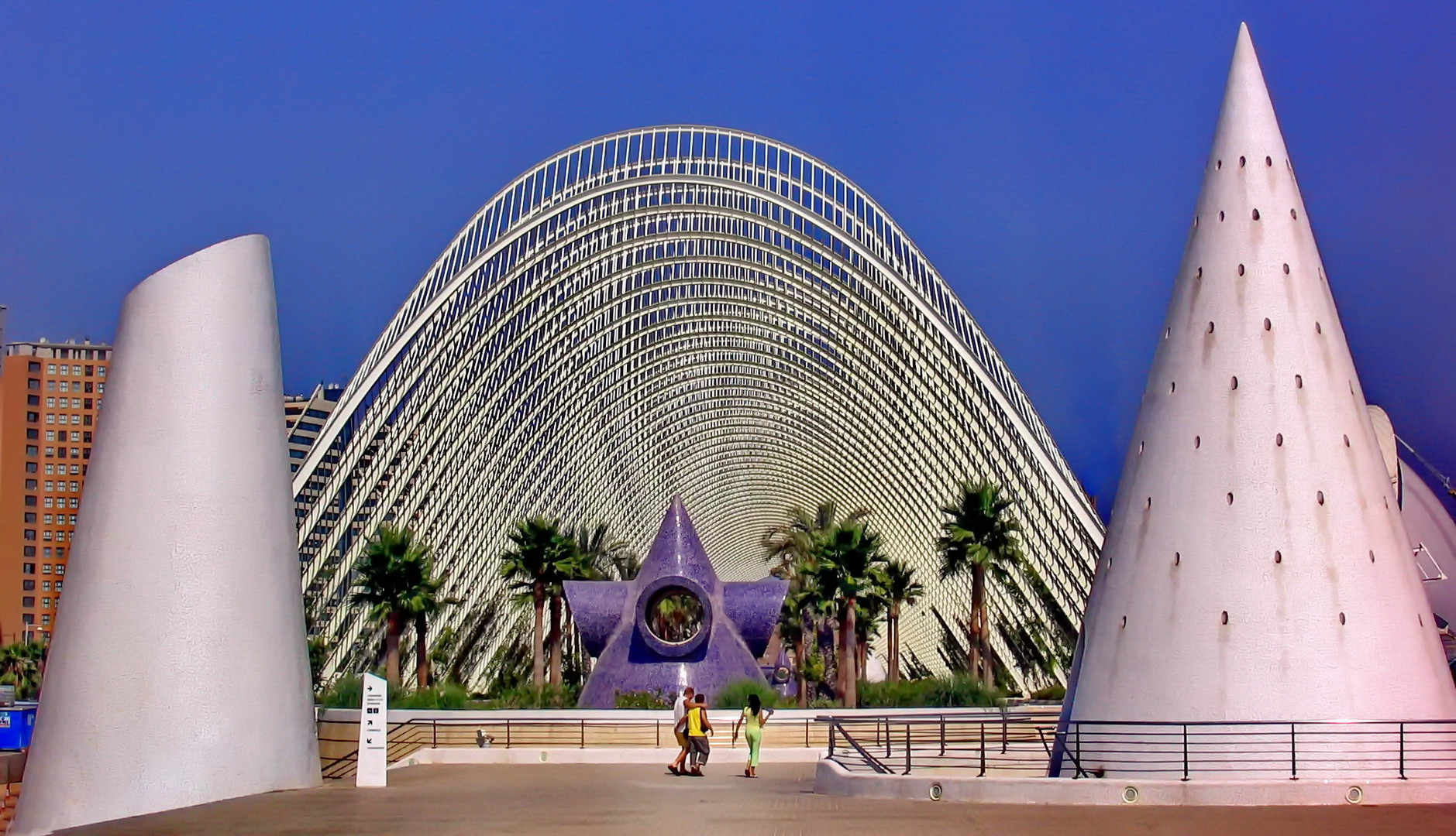 Palmen im Umbracle in 2003