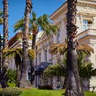 Palmen und Casinogebäude San Remo