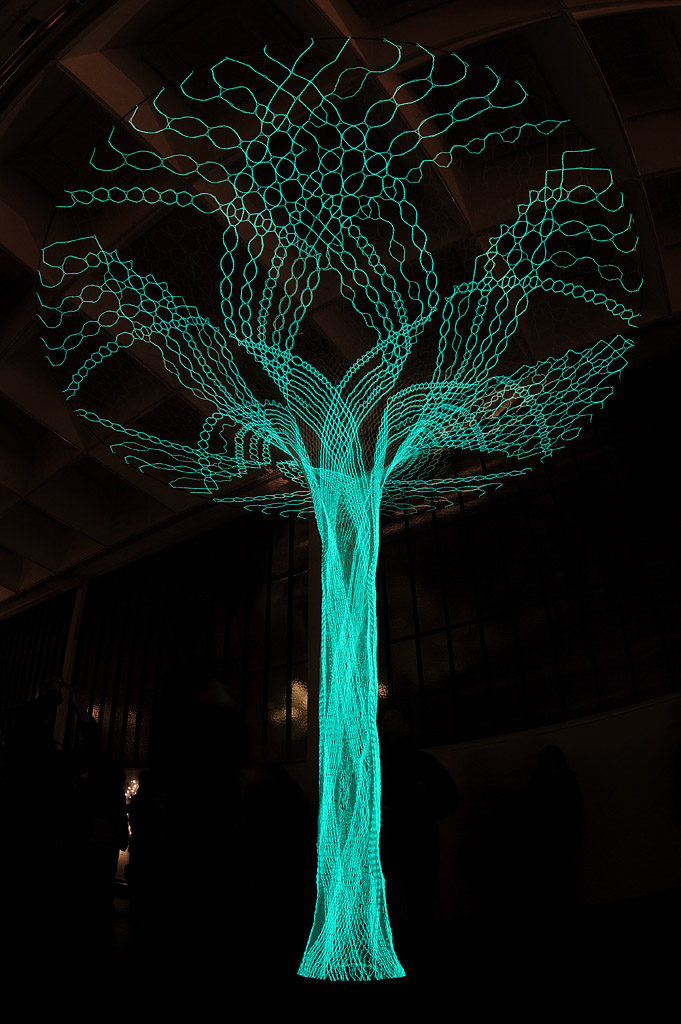 Palmengarten FFM - Luminale 2012 - Lichtbaum