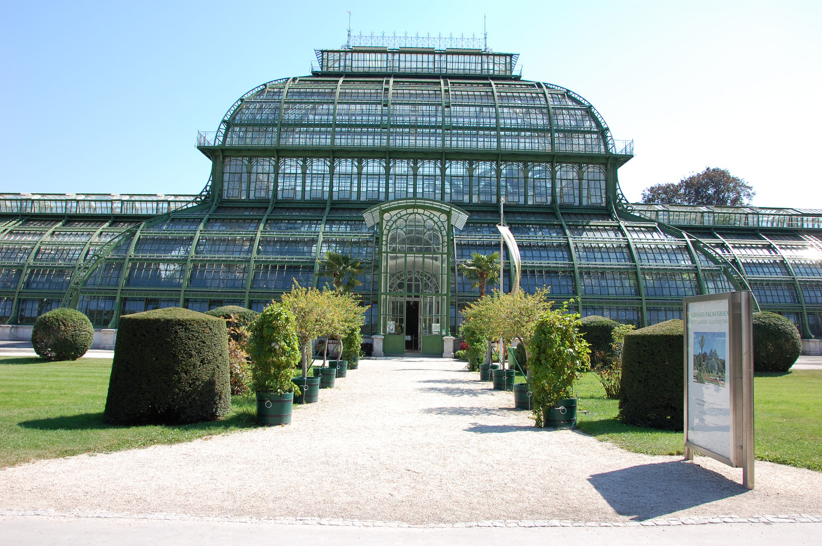 Palmenhaus in Wien Schloss Schönbrunn