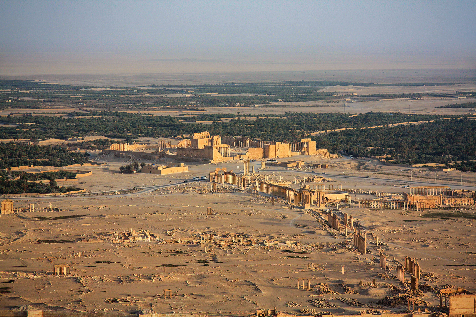 Palmyra - das archäologische Gelände (Archivaufnahme 2009)