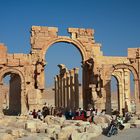 Palmyra: Das Hadrianstor an der grossen Säulenstrasse (2) (Archivaufnahme 2009)