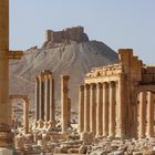 Palmyra - die arabische Burg vom Baal-Tempel aus fotografiert (Archivaufnahme 2009)