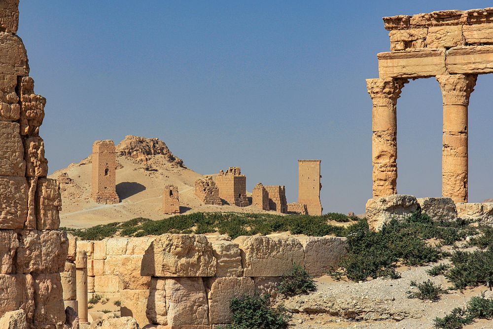 Palmyra: Die Grabtürme der Westnekropole (Archivaufnahme 2009)