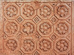 Palmyra: Florales Motiv beim Baaltempel (Archivaufnahme 2009)