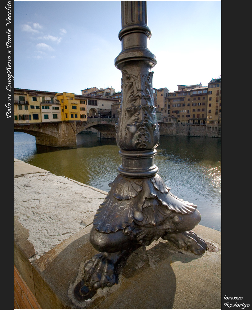 Palo su LungArno e Ponte Vecchio