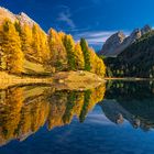 Palpuogna lake mirror