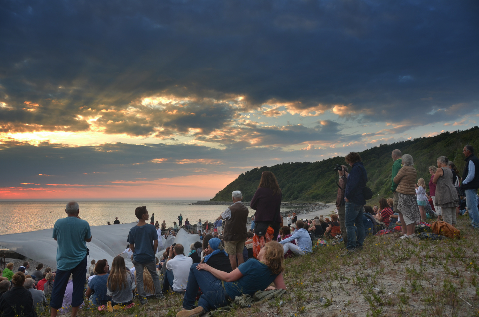 Palucca-Abend am Strand