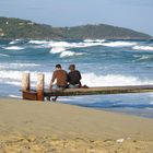 pampelone beach with waves 2004