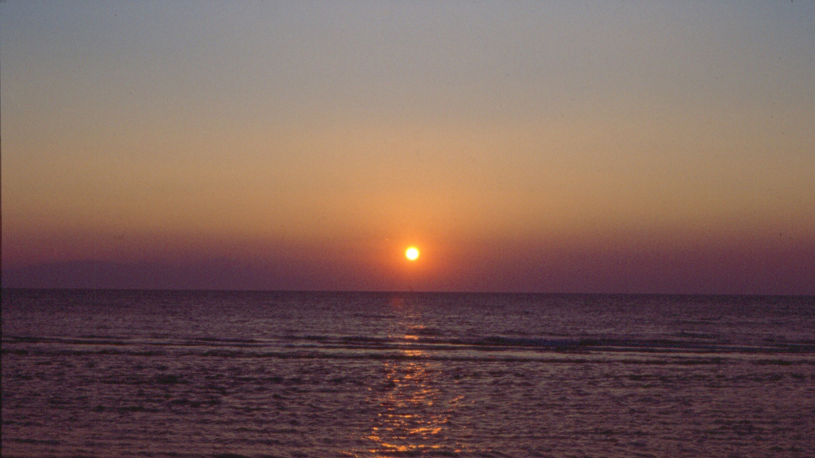 Pamucak, Türkei Sonnenuntergang