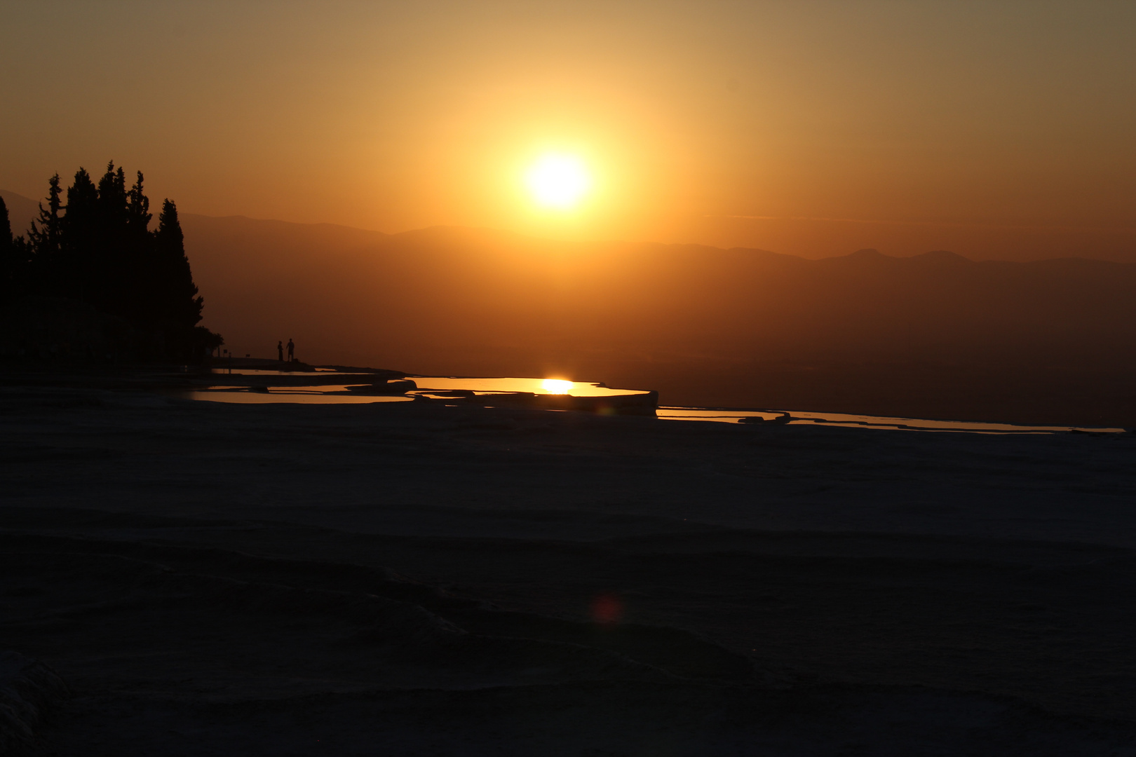 Pamukkale bei Sonnenuntergang