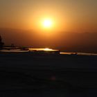 Pamukkale bei Sonnenuntergang