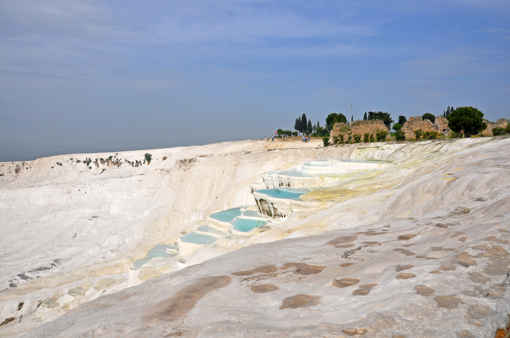 Pamukkale in der Türkei: Kalkterrassen (Weltkulturerbe)