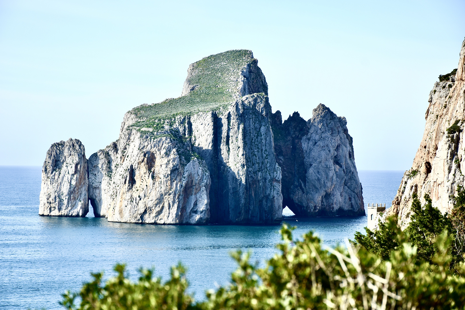 Pan di Zucchero Masua Sud Sardegna visto dalle falesie 