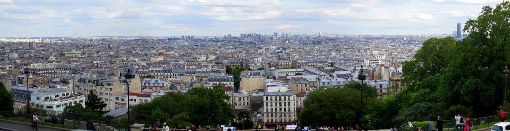 Pana vom Montmartre über Paris