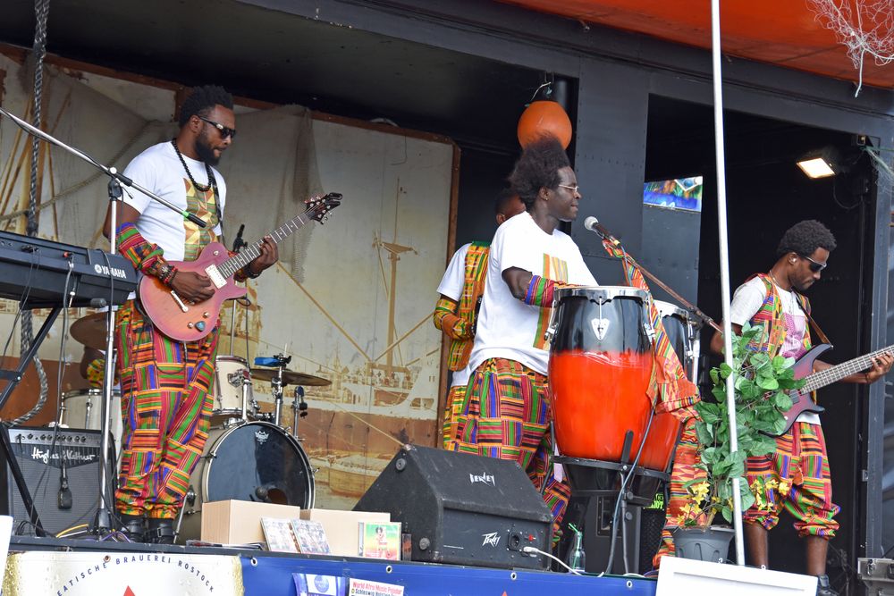 Panafrikamusik auf dem Wismarer Hafenfest 2018