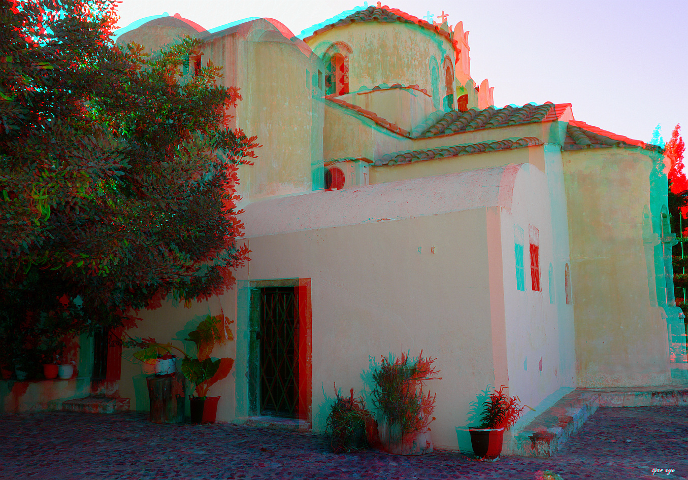 Panagia Episkopi Kirche  - Anaglyphe