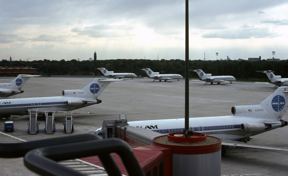 PANAM BOEINGs 727 in Berlin-Tegel