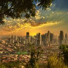 Panama City, die Skyline 