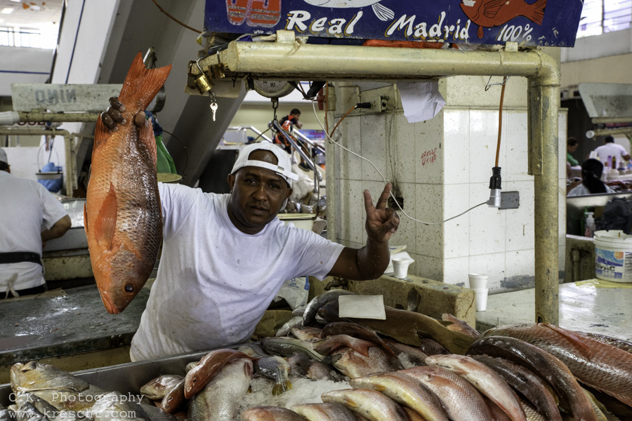 Panama city, mercado de mariscos