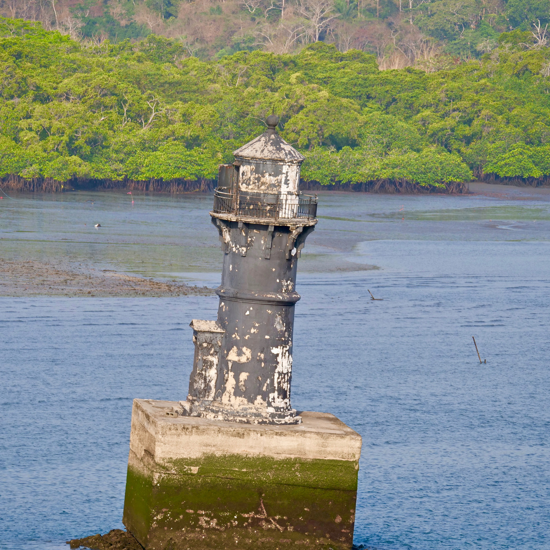 Panama Kanal. Alte Kanaldurchfahrt.