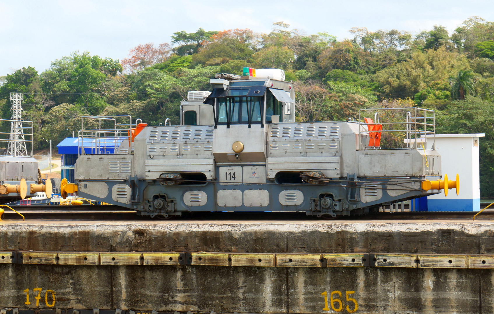 Panama-Kanal Lokomotive