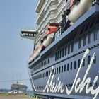 Panama-Kanal Mein Schiff 1 - zurück