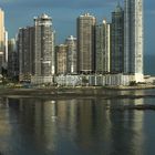 Panama skyline in the evening