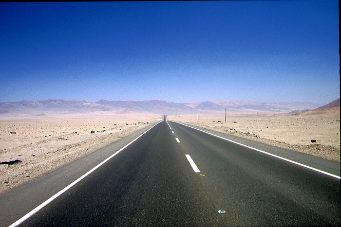 Panamericana in der Atacama