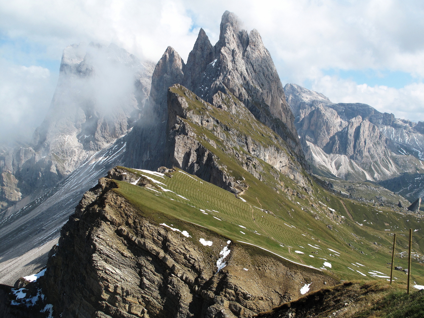 Panascharte und Geislerspitzen