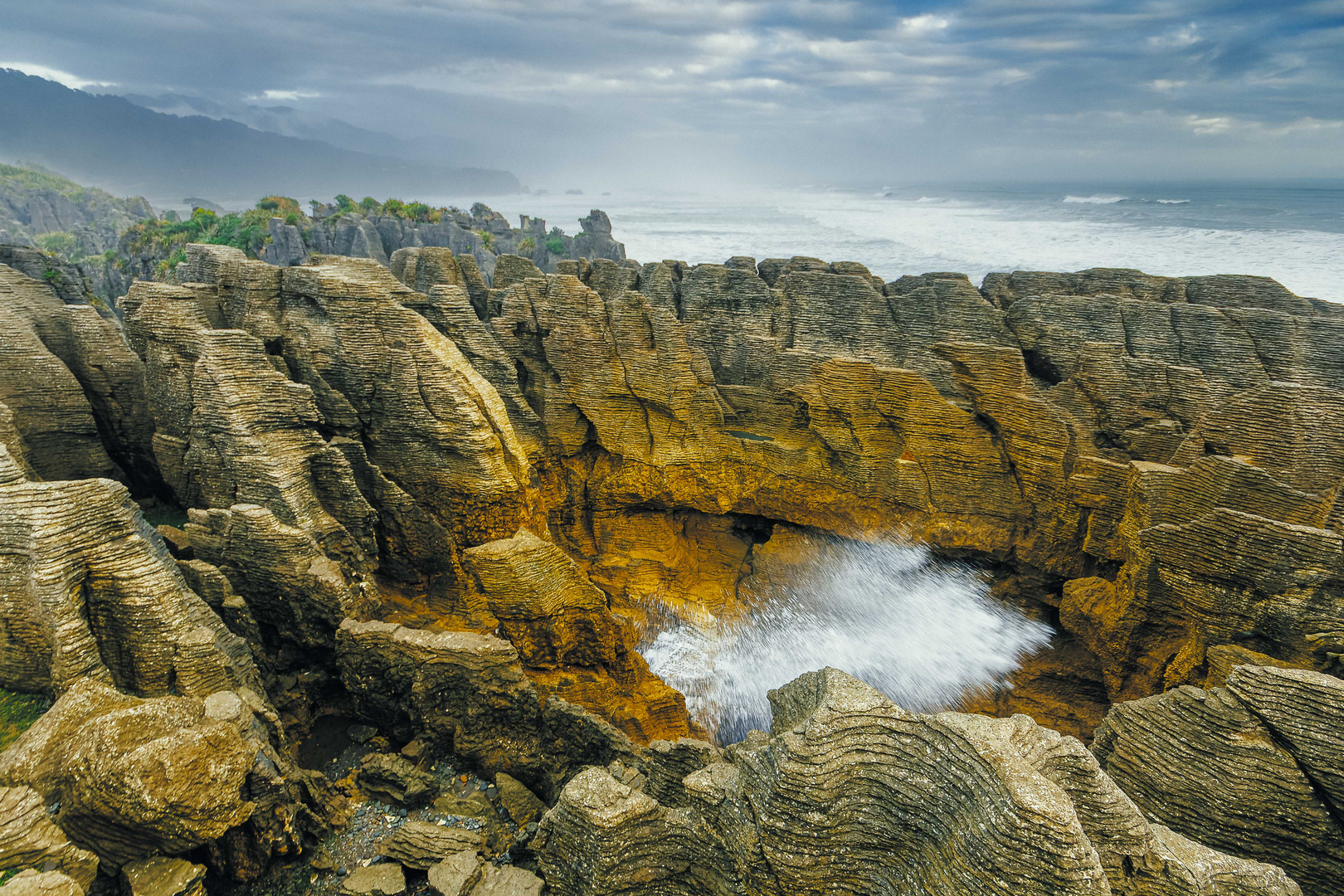 Pancake Rocks and Blowholes