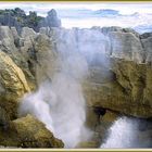 Pancake Rocks - Blowholes