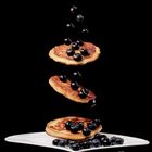 Pancakes with blueberries