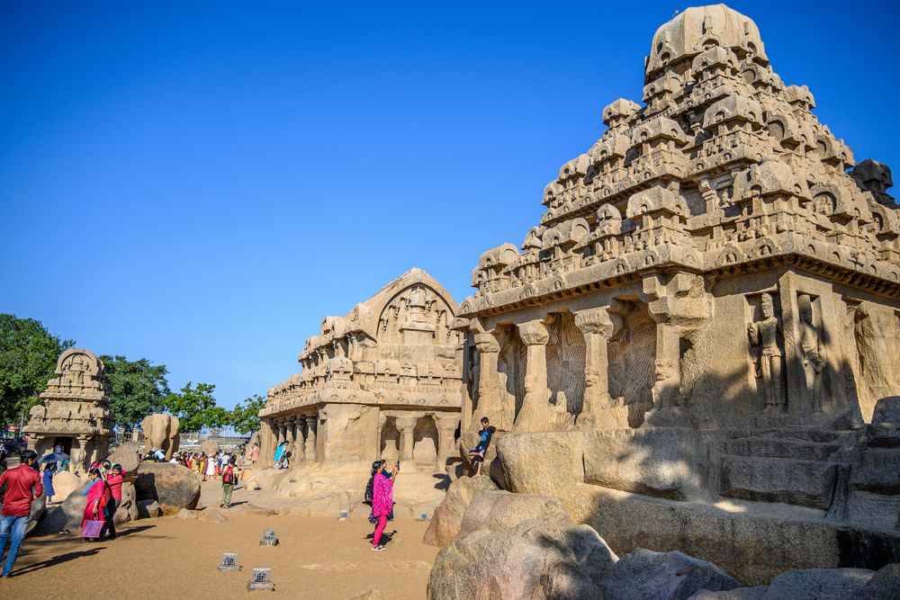 Pancha Rathas Foto & Bild india, tempel, hindu Bilder auf