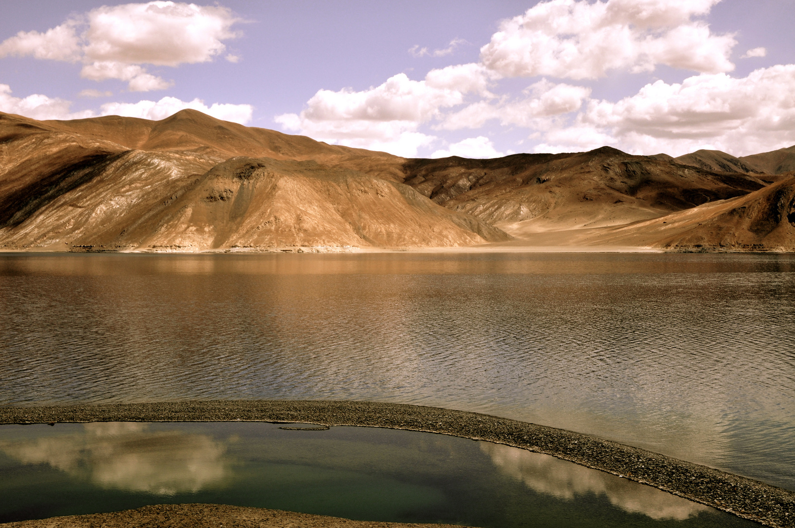 Panggong Lake indisch tibetische Grenze