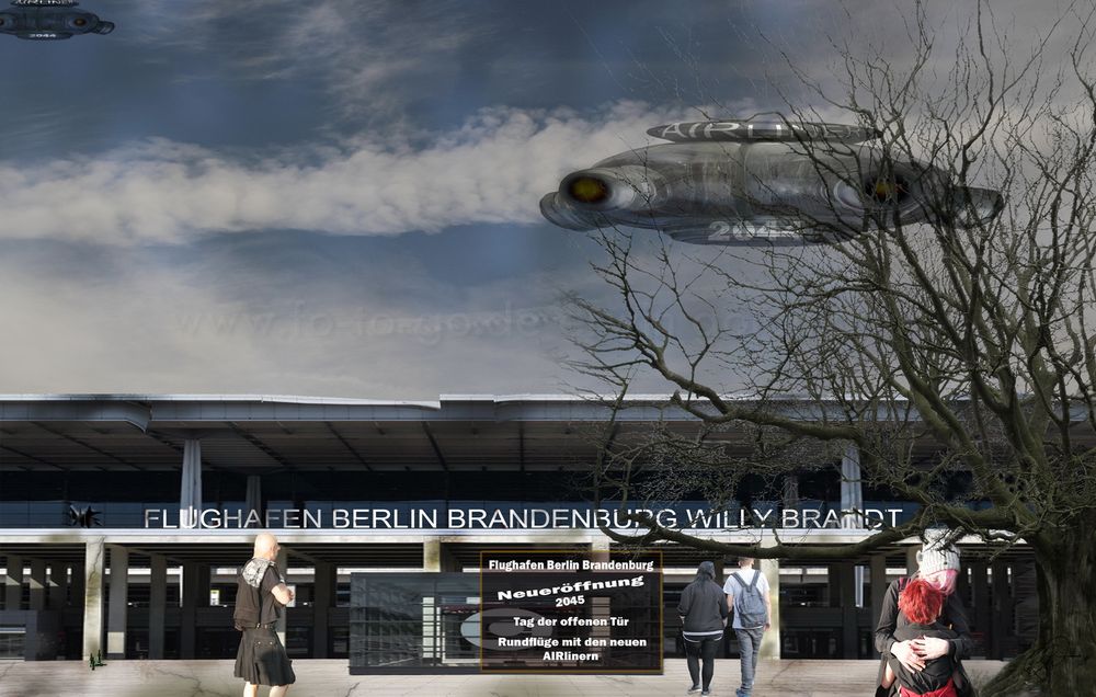 Pannenflughafen Berlin Brandenburg Willy Brandt Eröffnungsfeier