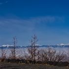 Pano: Aussicht vom Fuji auf gegenüberliegende Bergkette