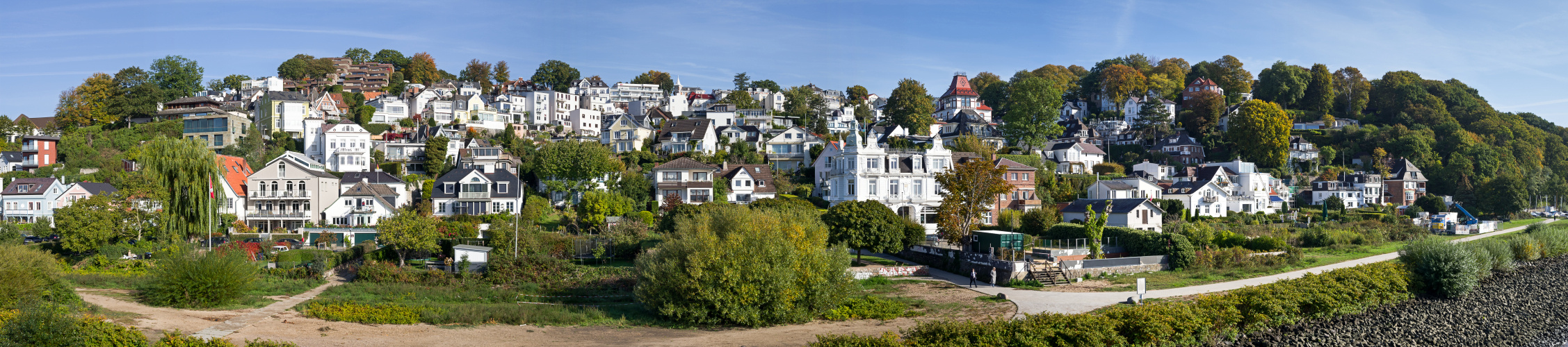 Pano Blankenese Frühherbst