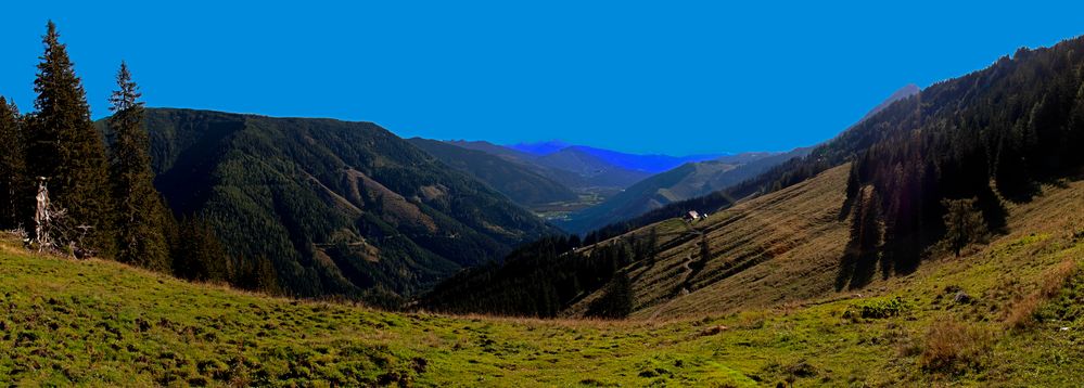 Pano- Blick in die Steiermark- Gesäuse