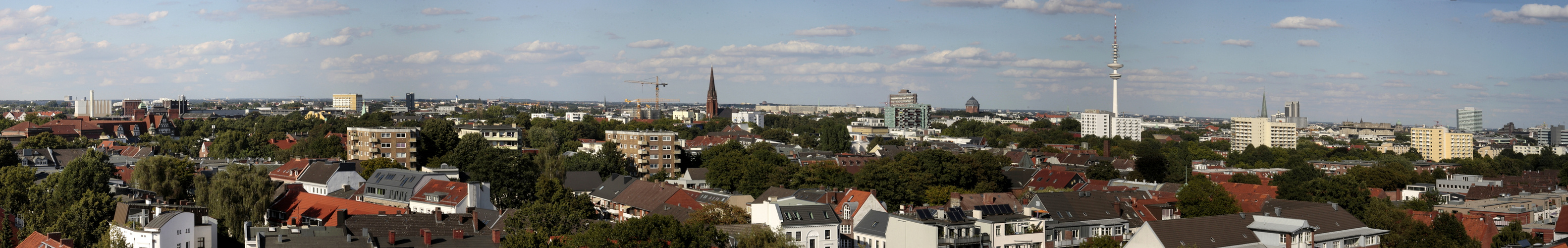 Pano-Blick vom Ikea - Dach