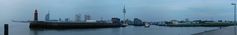 Pano Bremerhaven zur blauen Stunde