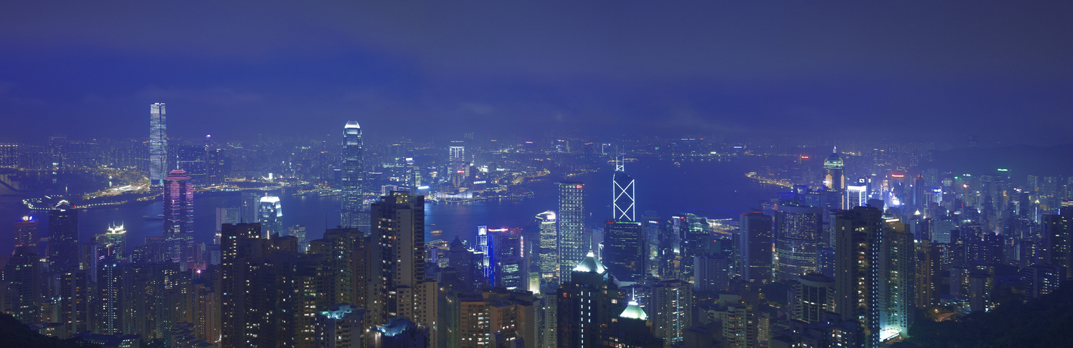 Pano from the Peak - Hong Kong