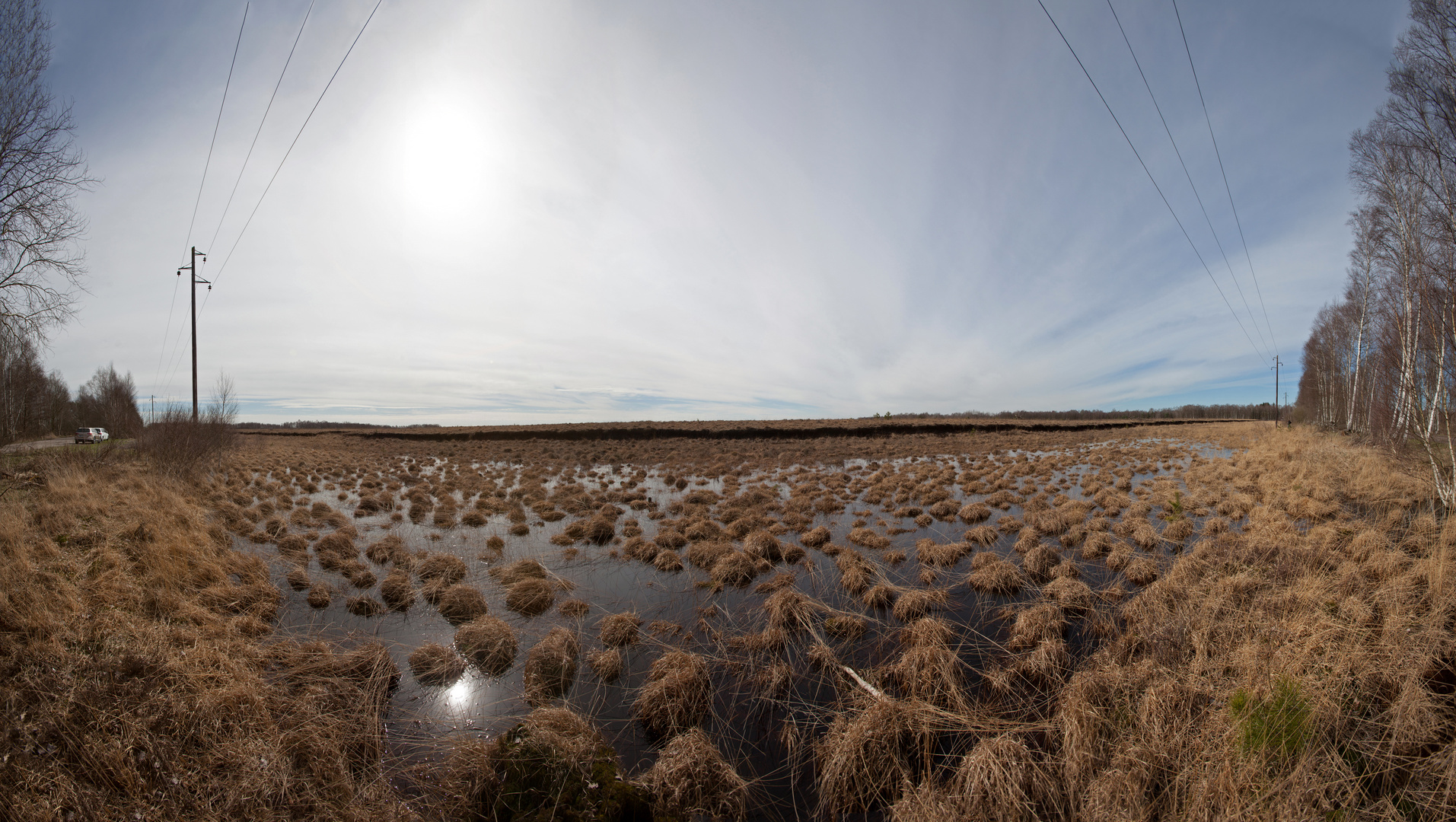 Pano Grosses Moor,  Gegenlicht