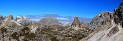 Pano mit Blick zur Dreizinnenhütte