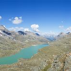 Pano über Lago Bianco und Berninapass