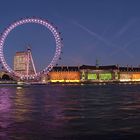 Pano vom London Eye mit County Hall