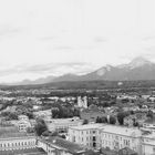 Pano vom Turm der St. Jakobs-Kirche in Villach