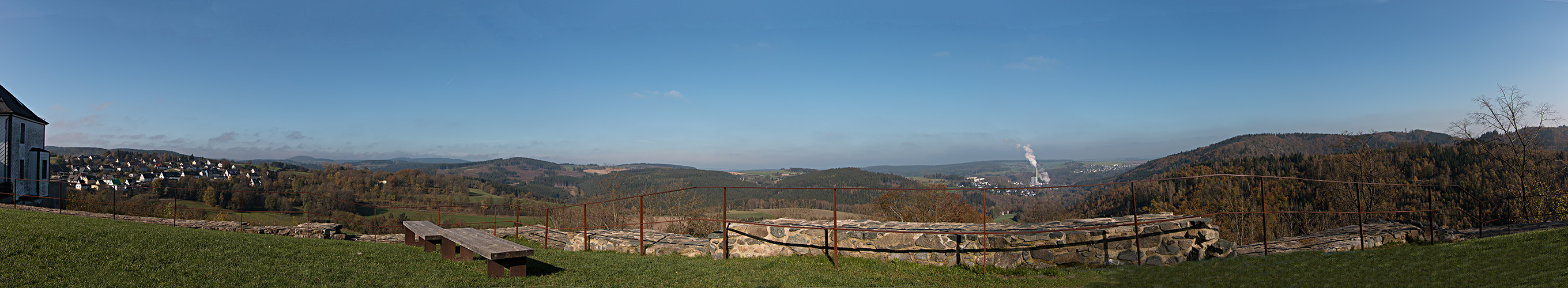 Pano von der Burgruine Lichtenberg